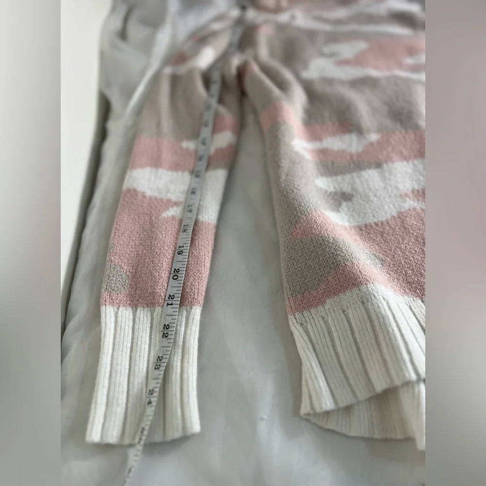 BOSTON PROPER Camo Turtleneck Knit Sweater Women's Size Small Pink Camouflage S - Picture 8 of 11